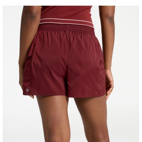 CALIA Womens Step Up Short Red Brown Layered Athletic Running Shorts WAX15219 S - Picture 11 of 12